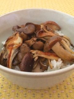 焼きキノコごはん-レシピのメイン写真