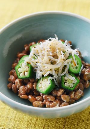 もう一品に！納豆とおくらのしらす和え-レシピのメイン写真