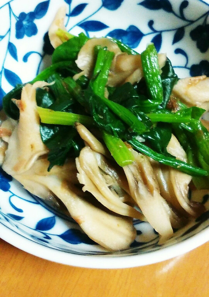 ほうれん草と舞茸の煮浸し(減塩レシピ)-レシピのメイン写真