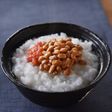 梅肉と納豆のお粥