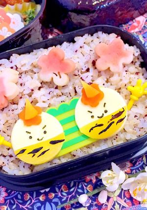 お弁当 詰め方 節分 鬼さん キャラ弁-レシピのメイン写真