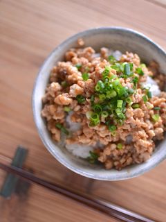 醤油麹で作る鶏そぼろ-レシピのメイン写真