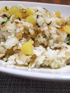 たくあん と しらすと大葉の炒飯-レシピのメイン写真