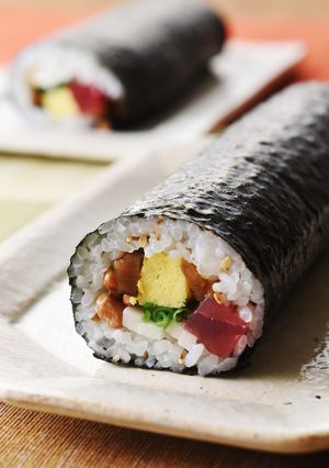 節分の恵方巻きに！納豆入り恵方巻き-レシピのメイン写真