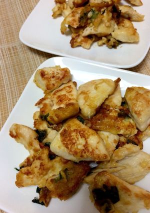 鶏胸肉のにんにく醤油炒め☆-レシピのメイン写真