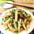 簡単!極旨!長芋とニラとツナ缶の炒め物