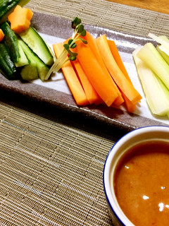 野菜スティックの味噌ディップ-レシピのメイン写真