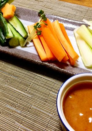 野菜スティックの味噌ディップ-レシピのメイン写真