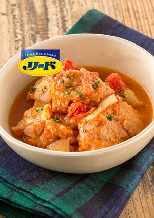圧力調理バッグで！鶏のトマト煮-レシピのメイン写真