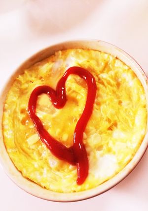 ♡レンジで簡単オムライス♡-レシピのメイン写真