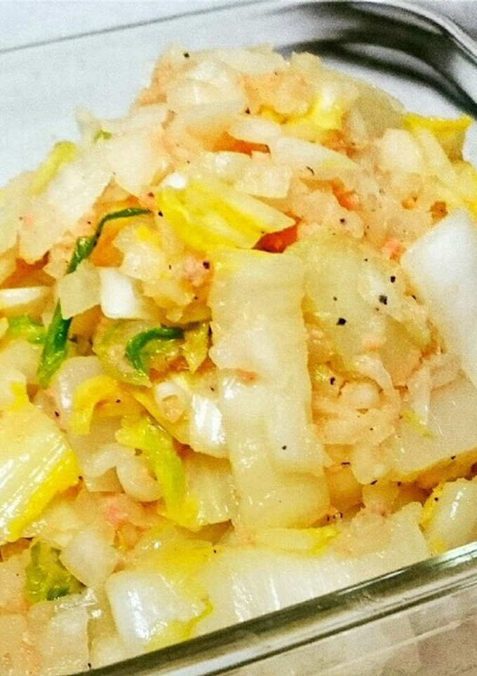 白菜と玉ねぎのさっぱりサラダ♥簡単☆-レシピのメイン写真