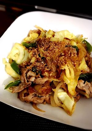 豚コマと野菜の味噌炒め-レシピのメイン写真