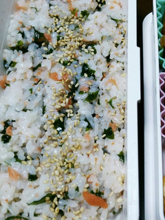 しゃけワカメごはん-レシピのメイン写真
