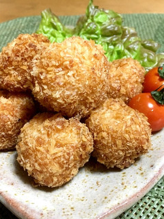 海老とはんぺんで♡簡単揚げボール-レシピのメイン写真