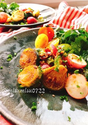 芽キャベツとラディッシュのサブジ-レシピのメイン写真