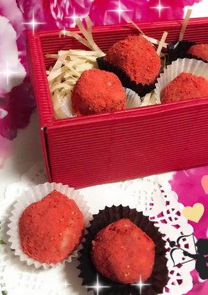 バレンタインにぴったり♡苺生チョコ♡-レシピのメイン写真