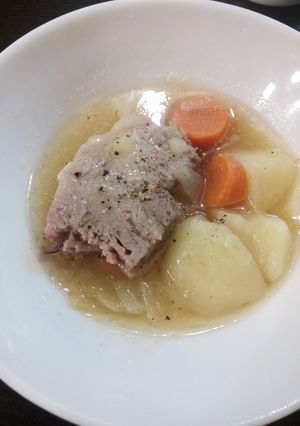 寝てる間に炊飯器で塩豚ポトフ完成！-レシピのメイン写真