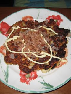 納豆のお好み焼き風おやき-レシピのメイン写真