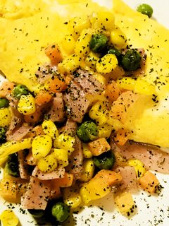 ベーコン&野菜ミックス☆プレーンオムレツ-レシピのメイン写真