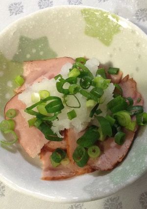 ☆焼き豚と大根おろしの塩ポン酢-レシピのメイン写真