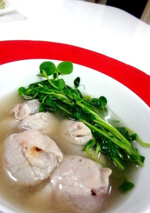 wピーナツの肉巻きスープ仕立て-レシピのメイン写真
