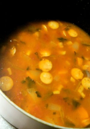 煮込むだけ！野菜たっぷりミネストローネ-レシピのメイン写真