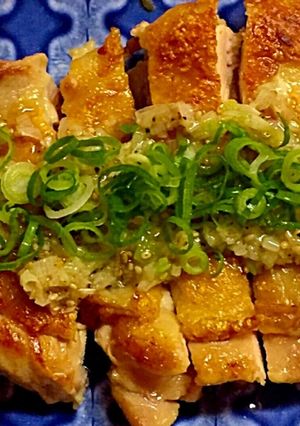パリパリ鶏皮ネギ塩ダレ-レシピのメイン写真