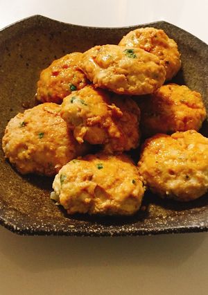 激ウマよ♬ 鶏ひき肉と大葉の団子-レシピのメイン写真