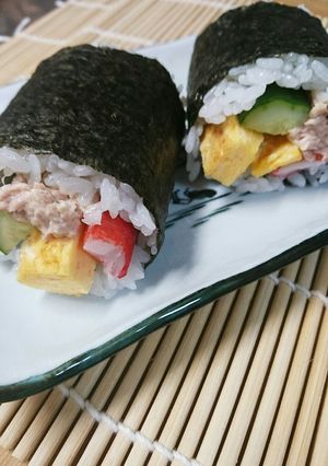 簡単☆家にあるもので恵方巻-レシピのメイン写真