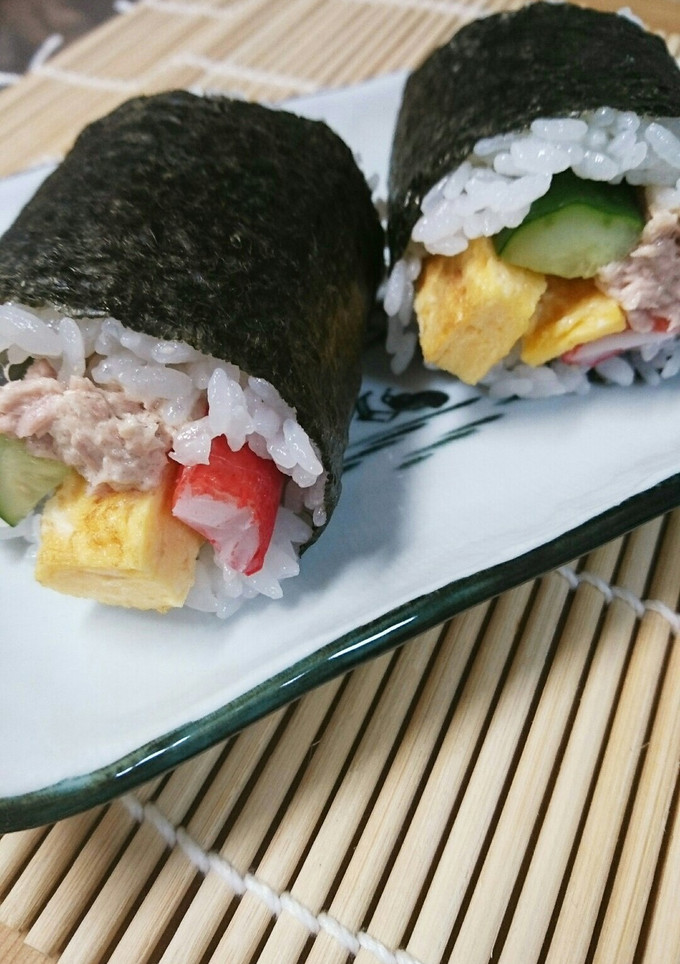 簡単☆家にあるもので恵方巻-レシピのメイン写真