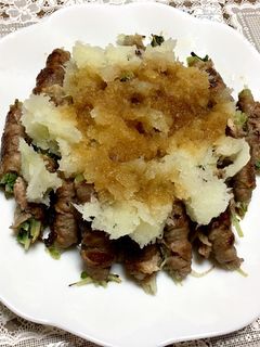水菜の牛肉巻き-レシピのメイン写真