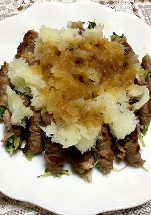 水菜の牛肉巻き-レシピのメイン写真