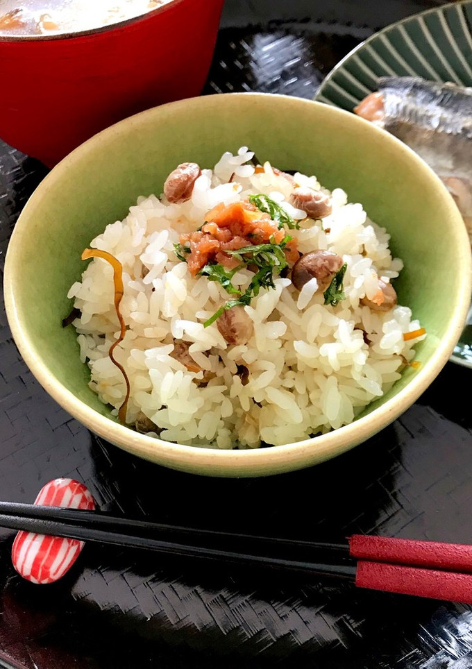 節分の豆で☆福豆ご飯-レシピのメイン写真
