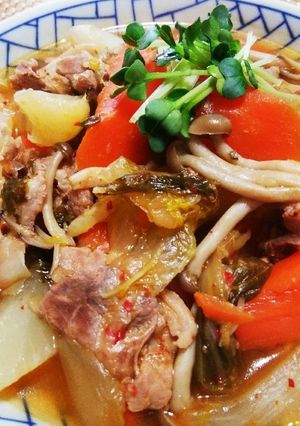 豚肉､大根､ニンジンのキムチ煮-レシピのメイン写真