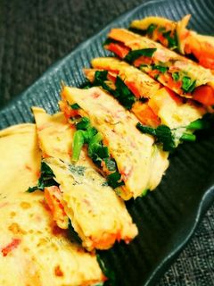 簡単!ニラと桜エビのもっちりチヂミ-レシピのメイン写真