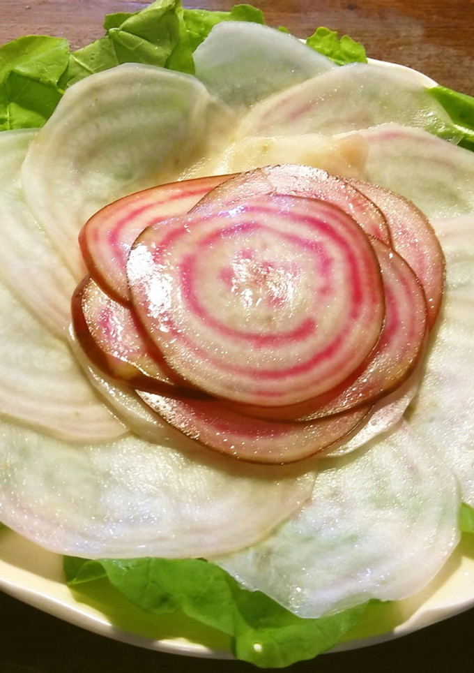 簡単！　生のビーツのマリネ（赤と白）-レシピのメイン写真