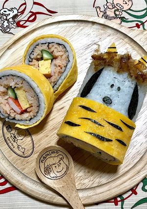 鬼スヌーピーの恵方巻き-レシピのメイン写真