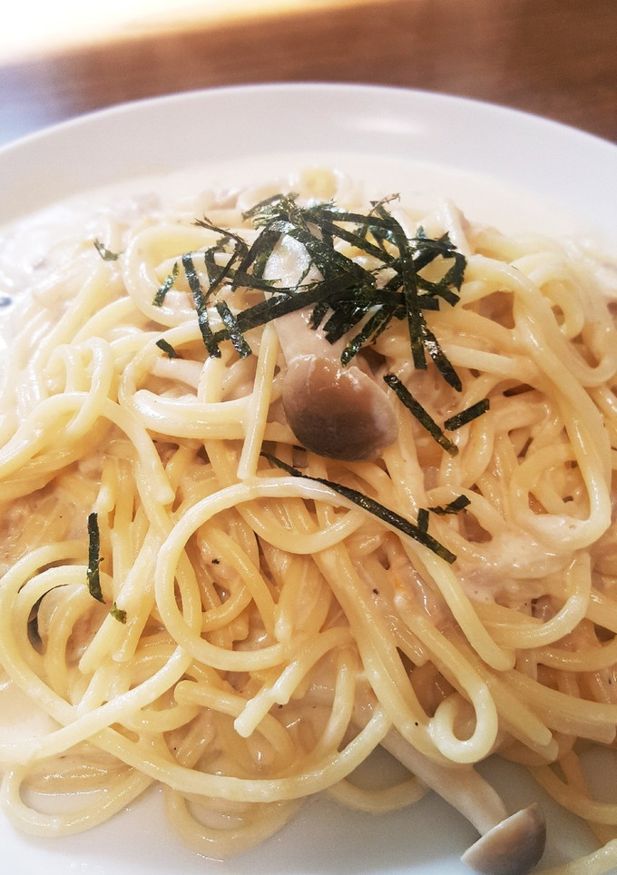 簡単♬ツナときのこのクリームパスタ❁-レシピのメイン写真