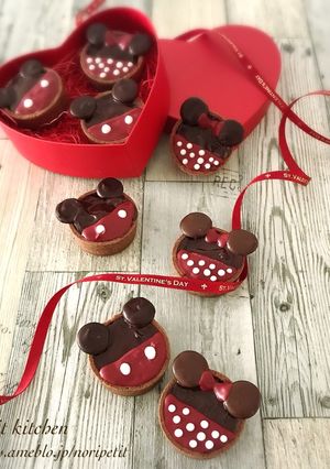 簡単♡アレンジ♡ミッキーの生チョコタルト-レシピのメイン写真