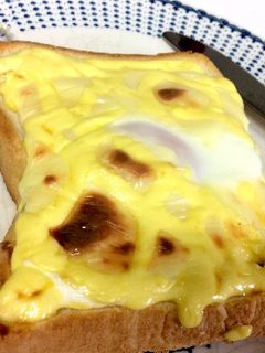 チーズとマヨネーズの卵トースト-レシピのメイン写真