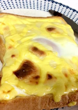 チーズとマヨネーズの卵トースト-レシピのメイン写真