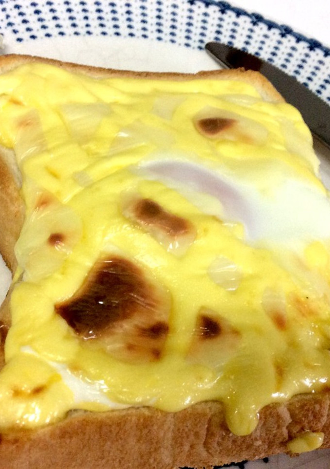 チーズとマヨネーズの卵トースト-レシピのメイン写真