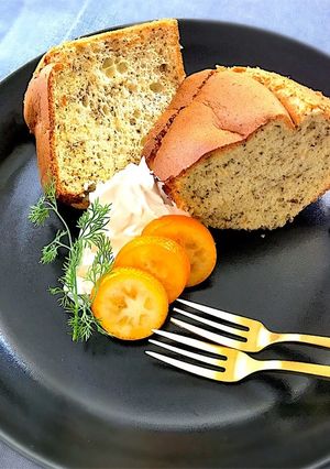 金柑とアールグレイのシフォンケーキ-レシピのメイン写真