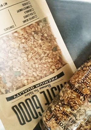 大麦と押し麦の簡単グラノーラ-レシピのメイン写真