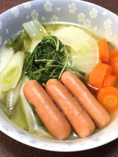 コンソメスープで彩り野菜!(^^)!-レシピのメイン写真