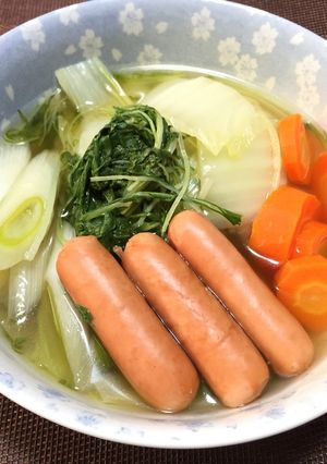コンソメスープで彩り野菜!(^^)!-レシピのメイン写真