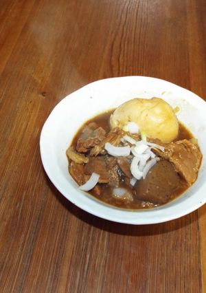 圧力鍋で時短＋簡単　名古屋風どて煮-レシピのメイン写真