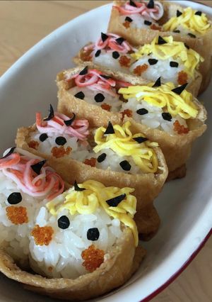 節分o(｀ω´ )o子供が喜ぶ☆鬼いなり-レシピのメイン写真