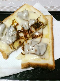 佃煮のチーズトースト-レシピのメイン写真
