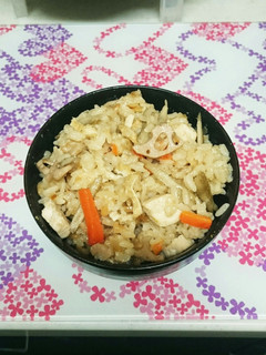 麺つゆを使った根菜炊き込みご飯-レシピのメイン写真